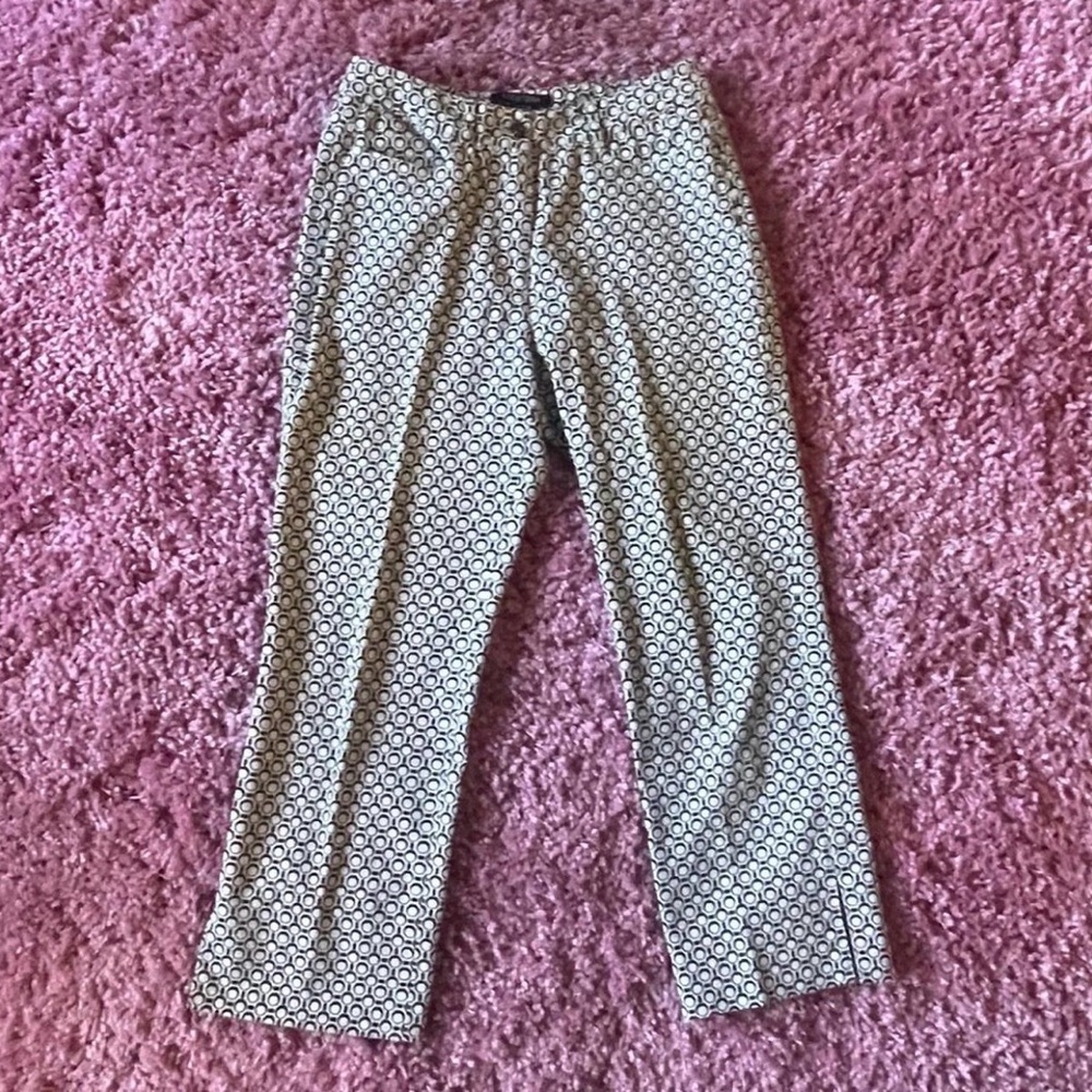 Etcetera Black and White Patterned Chinos